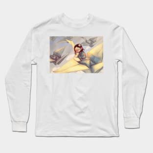 Paper Crane Long Sleeve T-Shirt